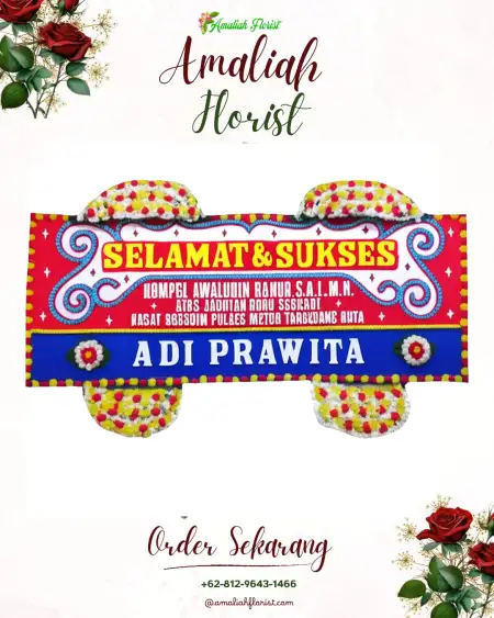Papan Bunga Ucapan Selamat Sijuk